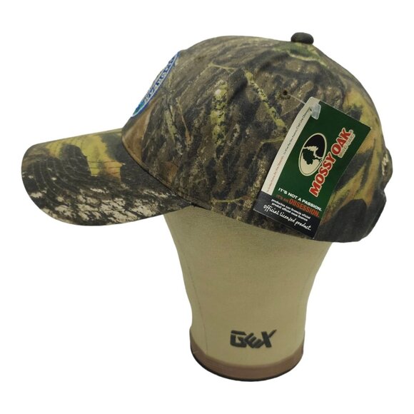 Mossy Oak Catch A Dream Patch Camo Tuck Strap Cap Trucker Hunter Fishing Hat NEW - Picture 10 of 13